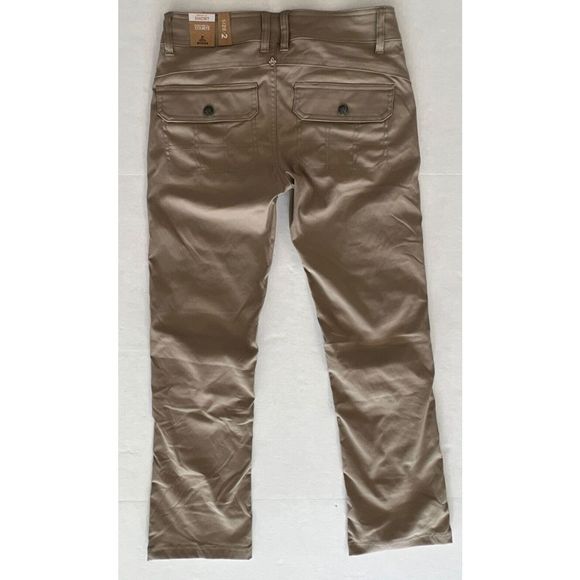PrAna Women Sz 2 Inseam 30” Halle Pants Khaki Beige Hiking Roll Up Leg $89 - Picture 5 of 16